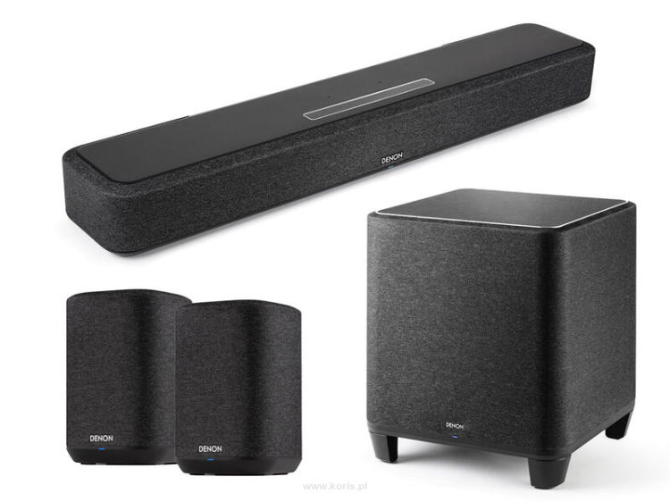 Denon HOME SOUND BAR 550 + SUBWOOFER + 2x HOME 150