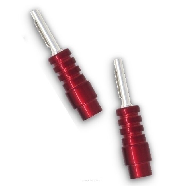 Chord Silver Banana Plug do zaciskania