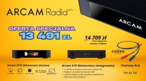 Arcam Radia Series Zestaw ST25 + A15 + Shawline RCA 1m